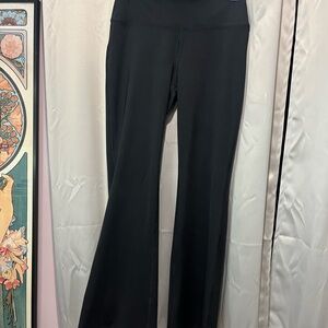 VICTORIAS SECRET PINK ACTIVE Black Flare Pants